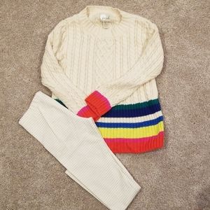 Girls Sweater and Legging Set - Size 8